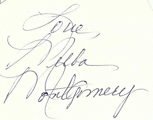 Melba Montgomery assinou o cantor country de country autografado JSA II59867