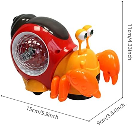 Vumsyme rastejando caranguejo bebê brinquedo fofo caranguejo de um brinquedo sensorial de brinquedo de brinquedo