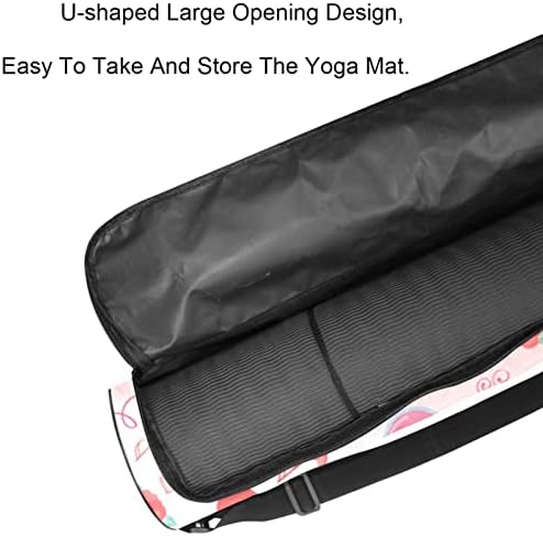 Laiyuhua Yoga Mat Bag, bolsa de ginástica de ioga com zíperas duplas para mulheres e homens - zíperes lisos, grande abertura