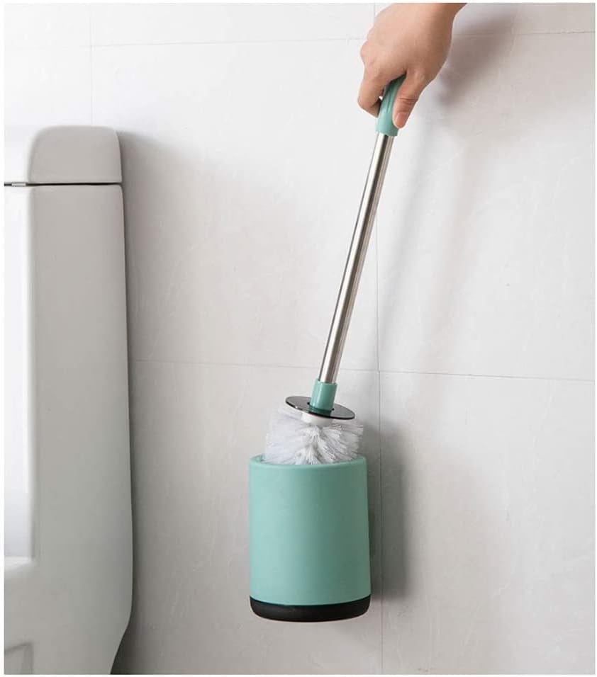 Pincel de vaso sanitário e suporte do vaso sanitário escova de escova de vaso sanitário e suporte, montado na parede sem perfuração