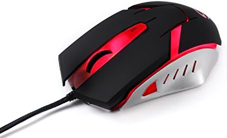 Mouse de jogos, utechsmart mars 4000 dpi de alta precisão Programa Gaming Mouse
