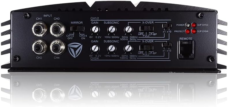 INCriminator Audio IX6.4 4 canais 250W RMS x 4 amplificador de alcance completo