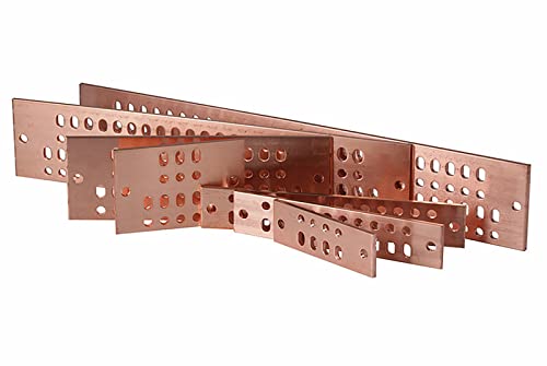 Barra de barramento de cobre bopaodao 6 mm x 60 mm x 114,17 polegadas / 2900 mm, 1pcs C110 Pure Cu Copper Buss plana Bar de estoque