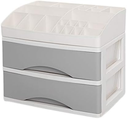 Caixa de armazenamento cosmético Organizador de maquiagem Multilayer Tipo de gaveta Caixa de plástico de armazenamento cosmético para cuidados com a pele e jóias de batom