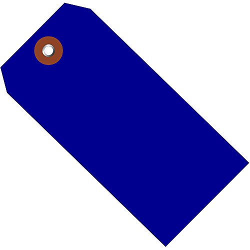Tags de envio de plástico Aviditi, 4 3/4 x 2 3/8, preto, impermeável, tags de identificação de ativos e produtos