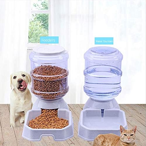 LOINHGEO -PET Toy, 3,8L Automático alimentador de animais de estimação Tigela de gato de cão de grande capacidade Holder de alimentos