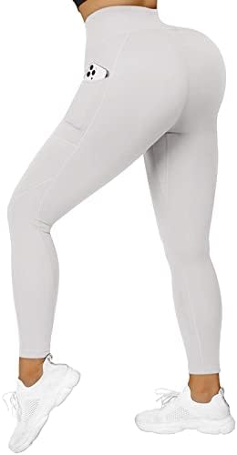 Push de cintura cruzada Up Yoga Solid Slim Leggings feminino com bolsos Leggings treino ginástica pano correndo calças de calças
