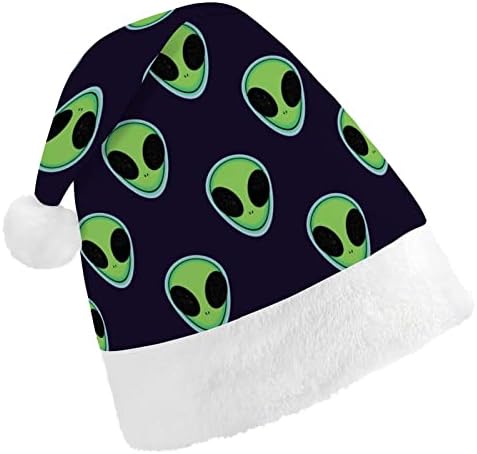 Aliens engraçados chapéu de natal chapéu de santa engraçado chapéus de natal chapéus para mulheres/homens