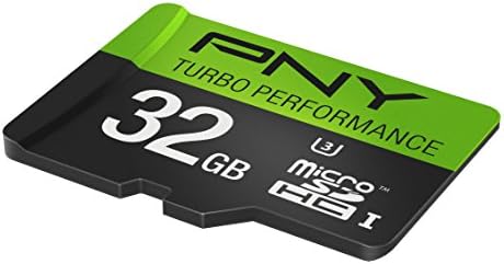PNY U3 Turbo Performance 32 GB de alta velocidade MicrosDHC Classe 10 UHS-I, até 90 MB/s Flash Card