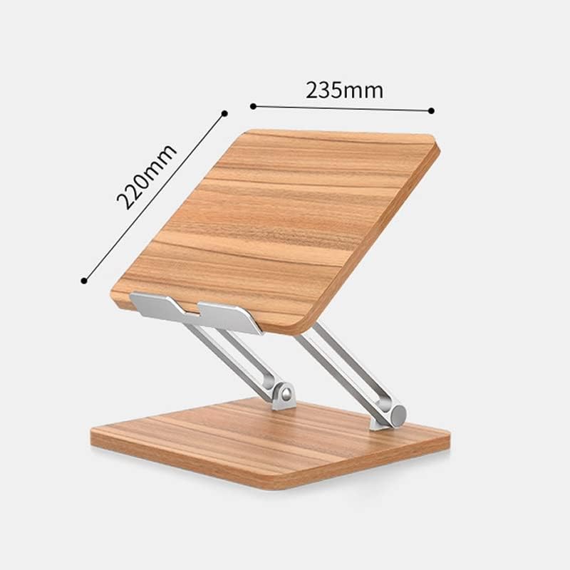 O suporte universal de comprimido de mesa de madeira
