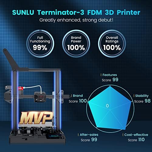 Impressora 3D 3D SUNLU T3, Impressão FDM de 250 mm