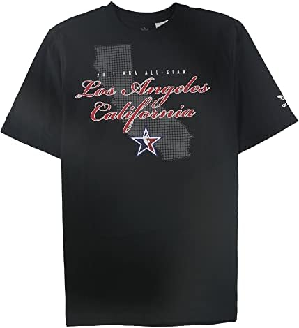 ADIDAS MENS 2011 All-Star Los Angeles Ca Camiseta gráfica