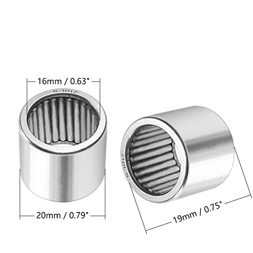 Othmro rolos de agulha rolando aço P0 5/8x13/16x3/4 Transmissões de caminhão 2pcs de 2PCs, equipamentos agrícolas e de construção