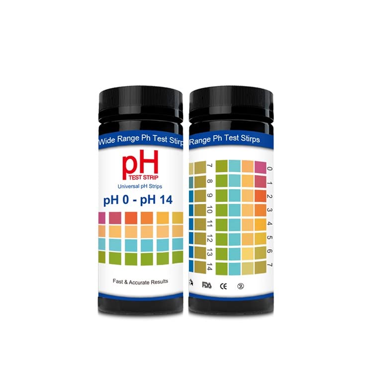Tiras de teste de pH, 200 tiras de exame de urina e teste de saliva para monitorar os níveis de alcalina e ácido no corpo, tornam