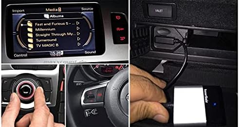 Bovee Tune2air Bluetooth Car Kit para Audi, VW, MB - Adaptador de Interface Musical para Integração do Ipod do Carro