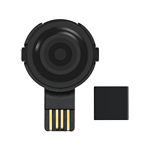 Cordão do carregador Kwmobile Compatível com Polar Verity Sense / OH1 - Carregador para Smart Watch USB Cable - Black