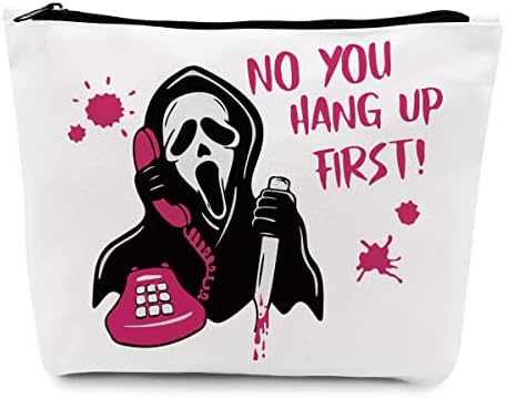 Bag de maquiagem de filme de terror Bag de viagem de higiene pessoal Funny Ghostface Gretos do filme de terror Para filmes de terror