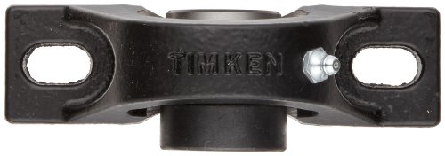 Timken RAO1 7/16 Bloqueio de travesseiro de rolamento de esferas, 2 orifícios de parafusos, reclubicável, não expansão,