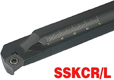 S12M-SSKCR09 12 × 150mm Torno CNC Torno de ferramenta Torno de ferramenta 75 ° para SCMT/SCGT09T3