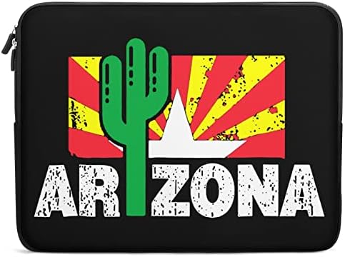 Vintage Cactus Arizona Bandeira Laptop Saco de Lapto de Caso Caso Caso Caso Caso de Proteção Caixa de Proteção Caixa de 10 polegadas-17