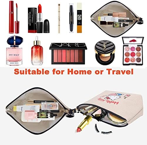 Vimanllie Travel Bolsa Cosmética MEKEUP SACO DE LAVAGEM COM Organizador do zíper portátil com manutenção de saco de armazenamento com