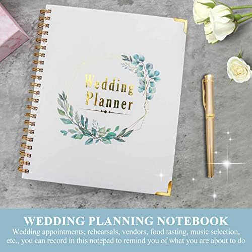 Planejador de casamento - Livro e Organizador do Planejador de Casamentos para a Noiva, Planejador de Casamento de Capa Hard