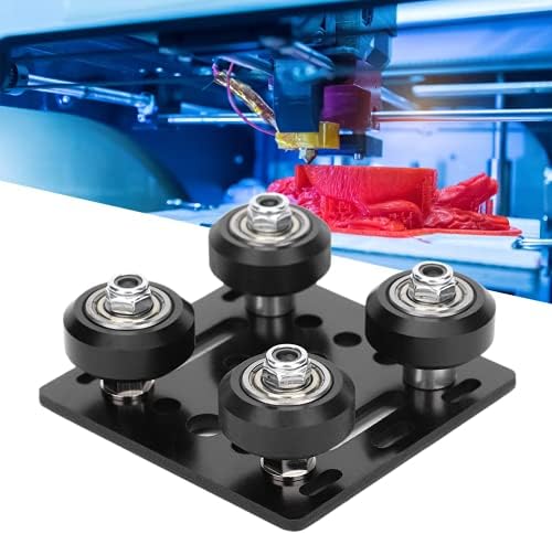 V Plato de pórtico de slot, Mini V Gantry Wheels, fácil de transportar e armazenar, com bom desempenho, para impressora 3D