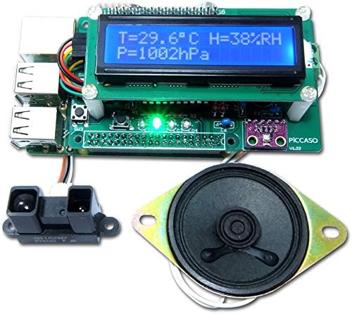 Módulo de expansão PIC Spacon Raspberry Pi Piccaso ADCQ1611APRE Produto pré-montado