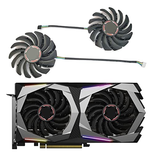 Mahie New 87mm 4pin PLD09210S12HH RTX 2060 SUPER GPU FAN ， Compatível para MSI GeForce RTX 2060 Super Gaming X Video Leting