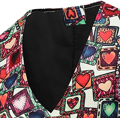 Coloques da cintura do Dia dos Namorados de Beuu para homens, amor coração estampa de impressão sem mangas com fatos