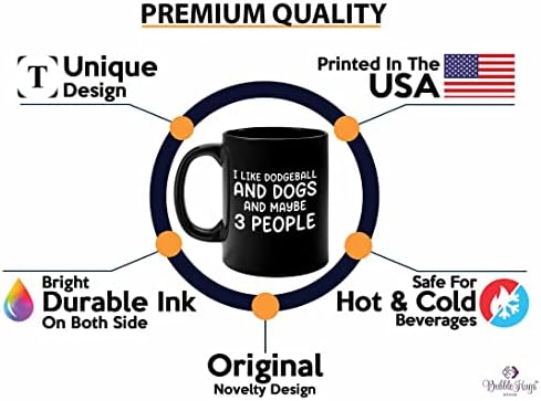 Treinamento para cães Caneca de café 11oz preto - Bolsa de dogeball e cães - treinador de cachorro proprietário do proprietário