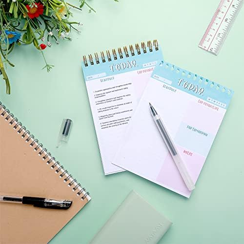 Cobee diariamente para fazer listas de blocos de notas, 200gsm de espessura para fazer o planejador diário Planner Bloco