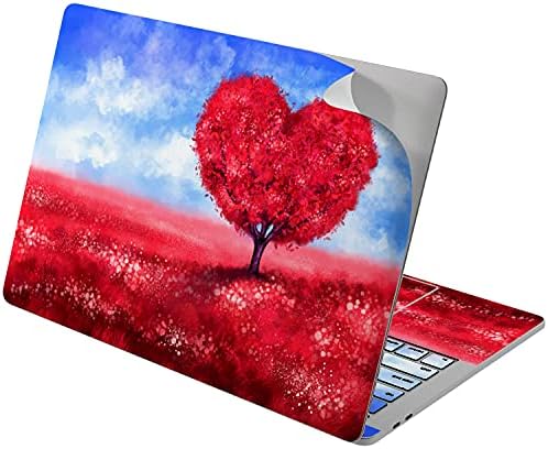 Lex Altern Vinyl Skin Compatível com MacBook Air de 13 polegadas Mac Pro 16 Retina 15 12 2020 2019 2018 Love Red Tree Heart