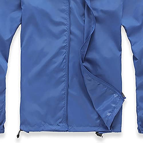 Jaqueta impermeável unissex, aranha de montanha de roupas leves leves Zip Athletic Jackets Quick Dry Coat XS-3xl