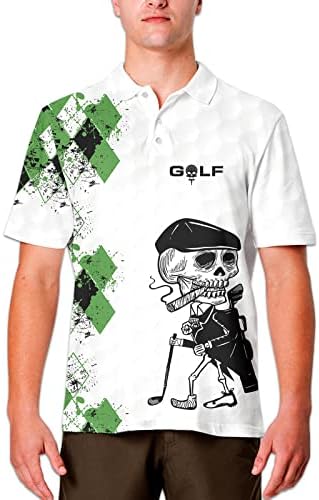 Menrick, camisas de golfe para homens, camisas de golfe, homens de presentes de golfe, camisas de golfe masculinas, camisas de golfe