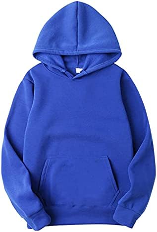 Sorto para Men Hoodie ， Capuz de pulôver causal masculino Capuz de moletom com capuz de cor sólidos