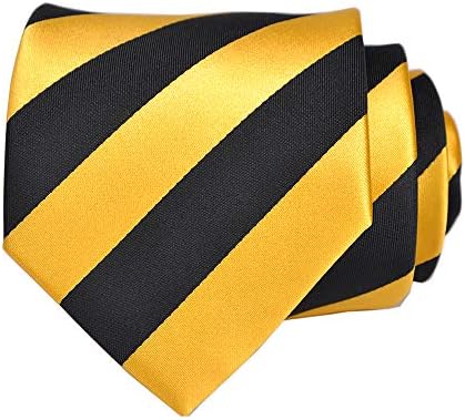 Luisdan Stripe Trey Jacquard Tecida Microfiber Formal de gravatas masculinas - Vários estilos