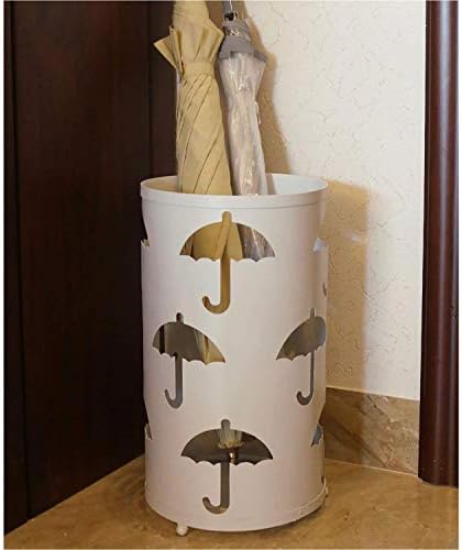 Razzum Umbrella Stands, suporte de guarda -chuva com padrão oco circular, guarda -chuva de metal à prova d'água e à prova