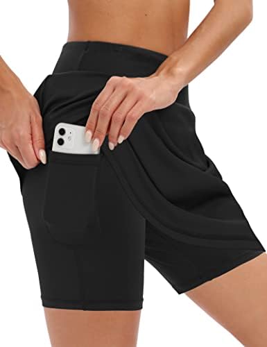 Loukeith 20 '' Saias de Skorts para mulheres Saias de tênis de tênis Skorts Athletic Skorts Salia de treino casual com