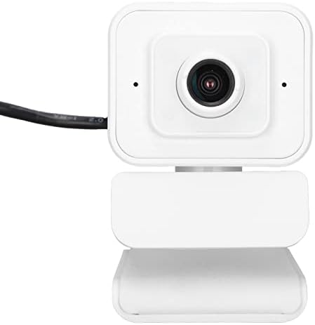 DPOFIRS 1080p webcam, 30fps 360 ° Rotação USB Webcam de computador, câmera de computador HD com cobertura de proteção para Win10/7/8/Vista/Android/OS
