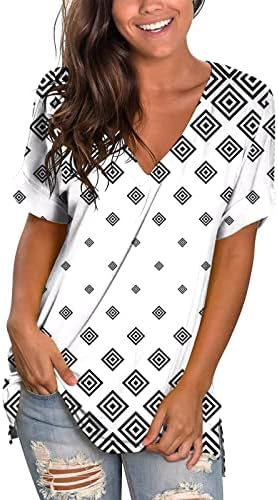 Ayaso Women's Short Sleeve plus size camise