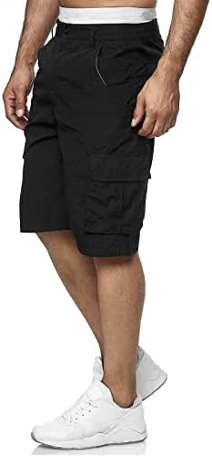 Shorts masculinos rtrde esportes de bolso de bolso casual shorts soltos jogging