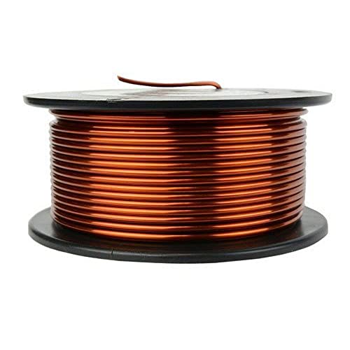 Cordão de fio de fios esmaltados de cobre AWG 21 Bitageiro 1 kg Spool 1000 gramas