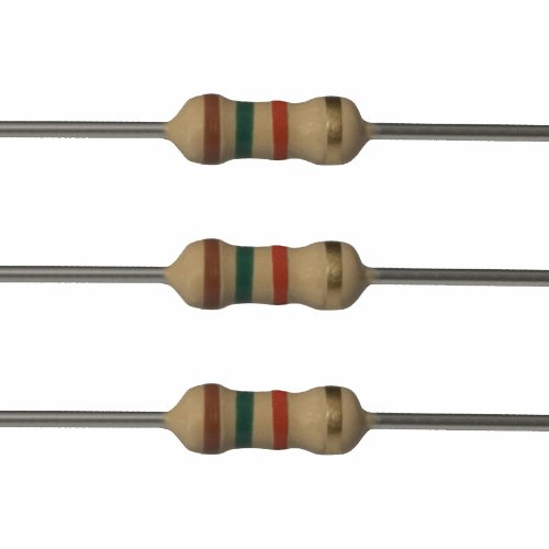 Projetos E 10EP5141K50 Resistores de 1,5k ohm, 1/4 W, 5%