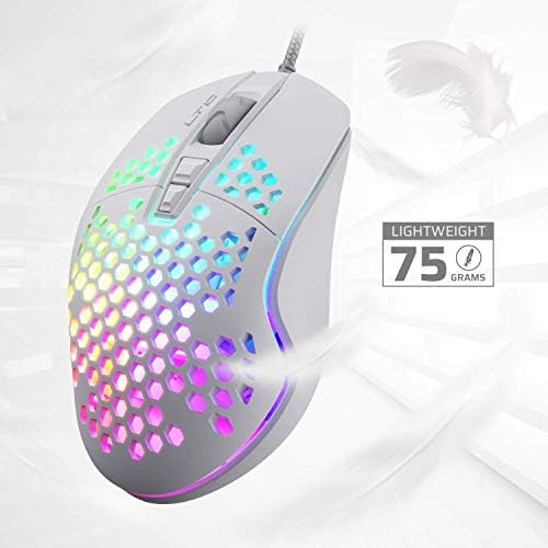 LTC Circle Pit HM-001 RGB Gaming Mouse & LTC NB1041 Nimbleback RGB Wired 104-Key Hot-Swappable Teclado mecânico （Red Switch）