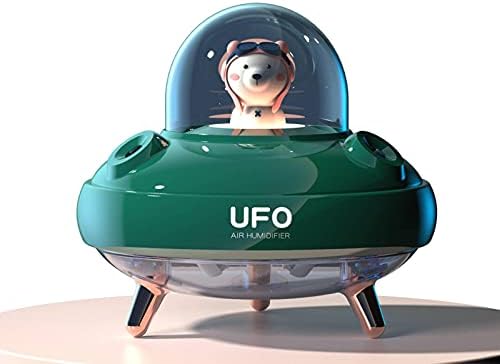 Umidificador de ar de spray duplo o UFO com um umidificador de leve mudo e uma casa para o cargo