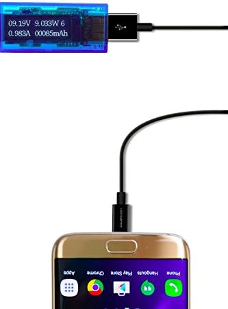 Homespot curto Micro USB Cabo de 5 polegadas de 5 polegadas de alta velocidade Cabo de sincronização de dados USB 2.0 - branco