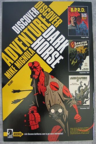 Hellboy Comic: aqueles que vão para o mar em navios: Konami Promocional 2007 NYCC