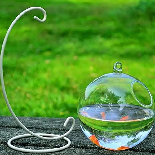 WJCCY 1 SET ROUNHA EMPLOTE VIDO Aquário de vidro peixe tanque de peixe vaso de planta de flor de planta transparente de