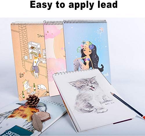 Memx Sketch Book for Kids, 8 ”x11.5” 100 páginas, esboço de artista em espiral, caderno de desenho de pintura, esboço